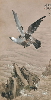 Magnificent Eagle by Shuqi Zhang - Auction record, sale price, and art valuation. Compare with similar artists and explore comparable artworks.