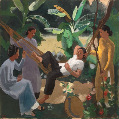 FEMME AU HAMAC (WOMAN IN A HAMMOCK) by Joseph Inguimberty - Auction record, sale price, and art valuation. Compare with similar artists and explore comparable artworks.