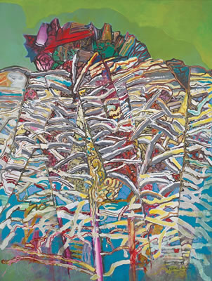 Sample artwork by Raphael Scott Ahbeng (Born 1939), known for painting - View similar artists and auction records
