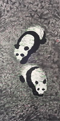 Pandas by Tan Swie Hian - Auction record, sale price, and art valuation. Compare with similar artists and explore comparable artworks.