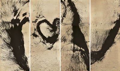 Set of Four Scrolls: The Four Seasons