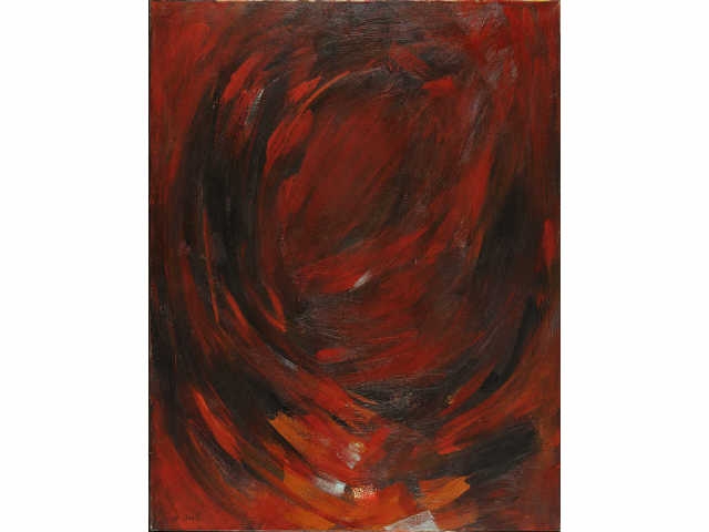 Abstraction en rouge