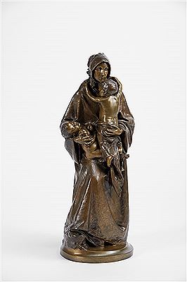 "Charity" by Antonio Teixeira Lopes - Auction record, sale price, and art valuation. Compare with similar artists and explore comparable artworks.