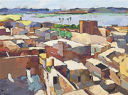 Sample artwork by Mohamed Nouiri (Born 1969), known for painting - View similar artists and auction records