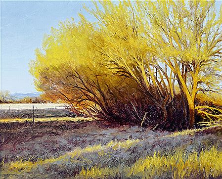 Spring Willows by Jerry Inman - Auction record, sale price, and art valuation. Compare with similar artists and explore comparable artworks.