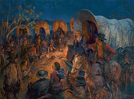 Sample artwork by Arthur Ernst Becher (1877 - 1960), known for magazine illustration, history, and landscape painting - View similar artists and auction records