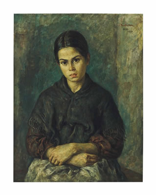 Peasant girl of Ibiza