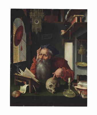 Saint Jerome in his study