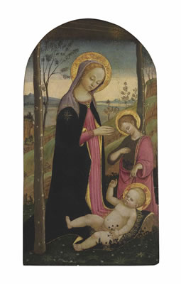 The Madonna Adoring the Christ Child by Jacopo Del Sellaio - Auction record, sale price, and art valuation. Compare with similar artists and explore comparable artworks.