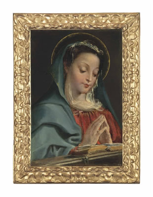 The Virgin at prayer by Annibale Carracci - Auction record, sale price, and art valuation. Compare with similar artists and explore comparable artworks.