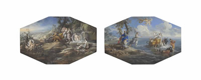 Sample artwork by Pietro Bianchi (1694 - 1740), known for baroque painting of religious stories, flower and fruit still life and animals - View similar artists and auction records