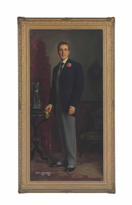 Portrait of Hurd Hatfield as Dorian Gray