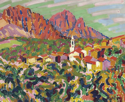 Le matin, Corse by Auguste Herbin - Auction record, sale price, and art valuation. Compare with similar artists and explore comparable artworks.