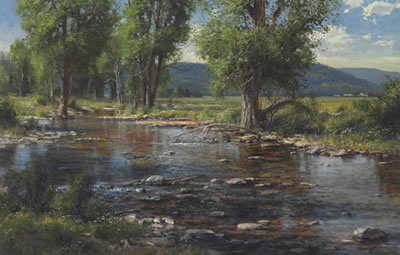 Wandering Shallows by Robert Peters - Auction record, sale price, and art valuation. Compare with similar artists and explore comparable artworks.