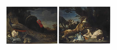 Sample artwork by David Coninck (c. 1644 - 1701), known for animal, still life, park landscape and exotic creature painting - View similar artists and auction records