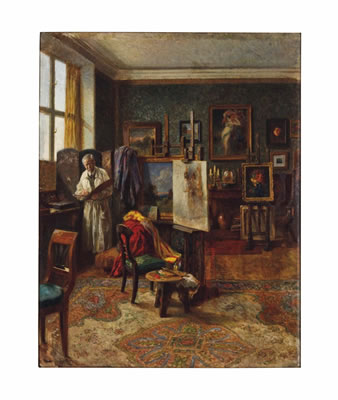 The Artist in his Studio