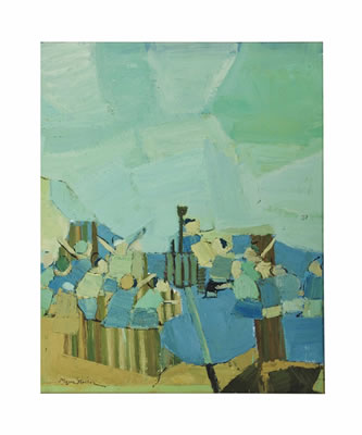 Untitled by Marek Halter - Auction record, sale price, and art valuation. Compare with similar artists and explore comparable artworks.