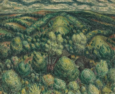 Landscape with Field by Middleton Manigault - Auction record, sale price, and art valuation. Compare with similar artists and explore comparable artworks.