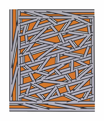 Orange One by Nicholas Krushenick - Auction record, sale price, and art valuation. Compare with similar artists and explore comparable artworks.