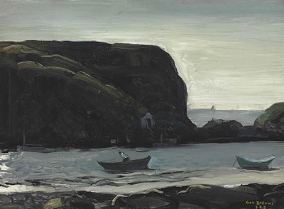 Harbor of Monhegan, Fish Boats