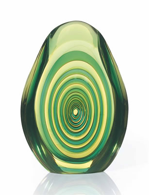 A 'VALVA SIDERALE' VASE, 1954 by Flavio Poli - Auction record, sale price, and art valuation. Compare with similar artists and explore comparable artworks.