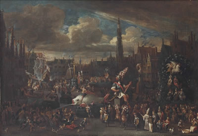 The "Ommegang" at the Meir, Antwerp by Alexander Bredael - Auction record, sale price, and art valuation. Compare with similar artists and explore comparable artworks.