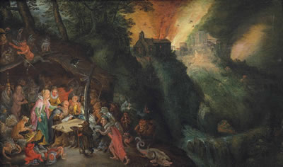 The Temptation of Saint Anthony by Peter Schoubroeck - Auction record, sale price, and art valuation. Compare with similar artists and explore comparable artworks.