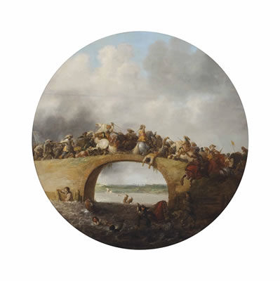 A battle engagement on a bridge