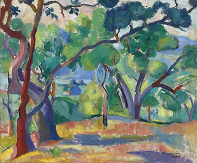 Paysage de Saint-Tropez