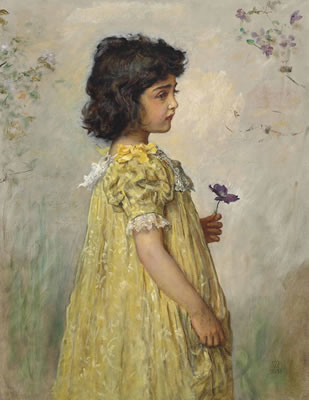 Pensive by Sir John Everett Millais - Auction record, sale price, and art valuation. Compare with similar artists and explore comparable artworks.