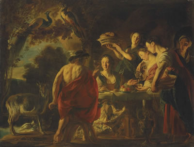 HERMES ENTERTAINED BY CALYPSO