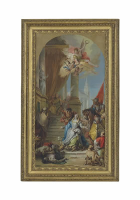 The Martyrdom of Saint Agnes - a modello
