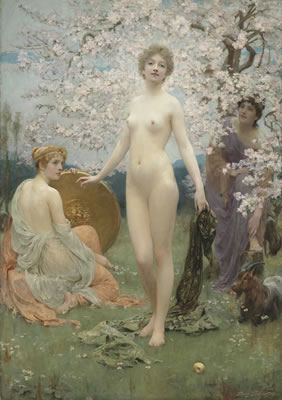 The Judgement of Paris by Solomon Joseph Solomon - Auction record, sale price, and art valuation. Compare with similar artists and explore comparable artworks.