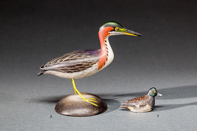 Miniature Bluebill Drake