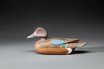 Blue-Winged Teal by Caleb Ridgway Marter - Auction record, sale price, and art valuation. Compare with similar artists and explore comparable artworks.