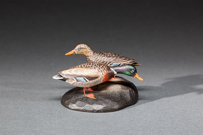 Miniature Mallard Pair