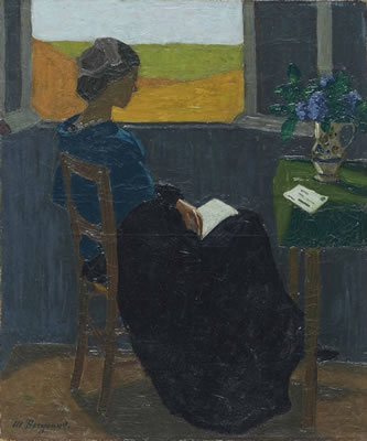 Jeune fille lisant, um 1918