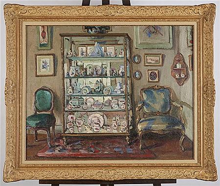 La vitrine de porcelaines