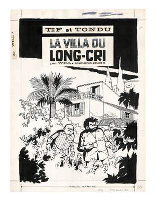TIF ET TONDU, LA VILLA DU LONG CRI (T.8), DUPUIS 1966