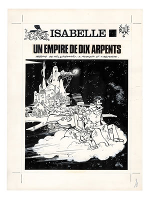 ISABELLE, UN EMPIRE DE DIX ARPENTS (T.5), DUPUIS 1980