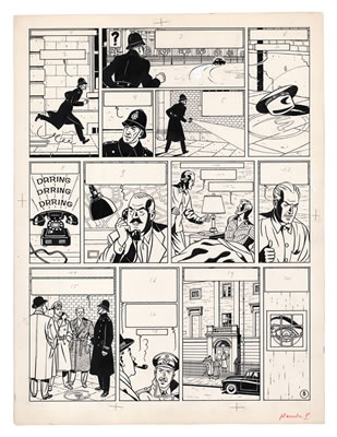 BLAKE ET MORTIMER, LA MARQUE JAUNE (T.5), LE LOMBARD 1956