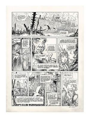Sample artwork by Mohamed Aouamri (Born 1957), known for comic illustration - View similar artists and auction records
