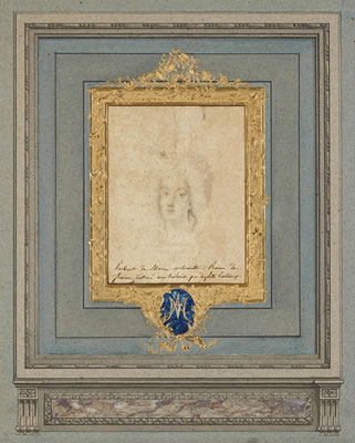 Portrait de Marie-Antoinette en buste
