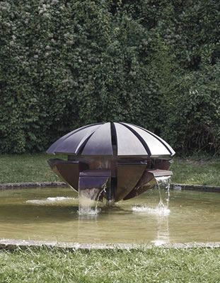 Fontaine 12 + 12 triangles courbés convexes