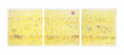 Sun Painting II, triptych