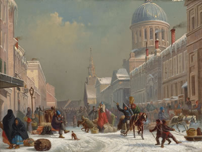 Sample artwork by William Raphael (1833 - 1914), known for landscape and coastal view painting, drawing, ink sketches, photography - View similar artists and auction records