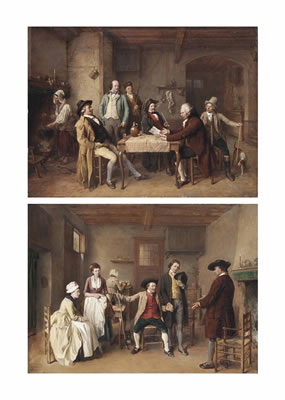 The morning news; and A suitable proposal by Jean-Baptiste Madou - Auction record, sale price, and art valuation. Compare with similar artists and explore comparable artworks.