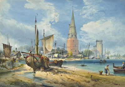 Sample artwork by Richard Principal Leitch (1804 - 1882), known for painting - View similar artists and auction records