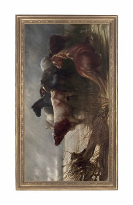 Sample artwork by William Frank Calderon (1865 - 1943), known for animal painting - View similar artists and auction records