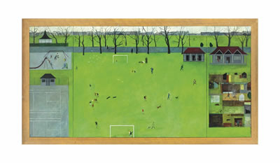 The Playing Field by Janet Patterson - Auction record, sale price, and art valuation. Compare with similar artists and explore comparable artworks.